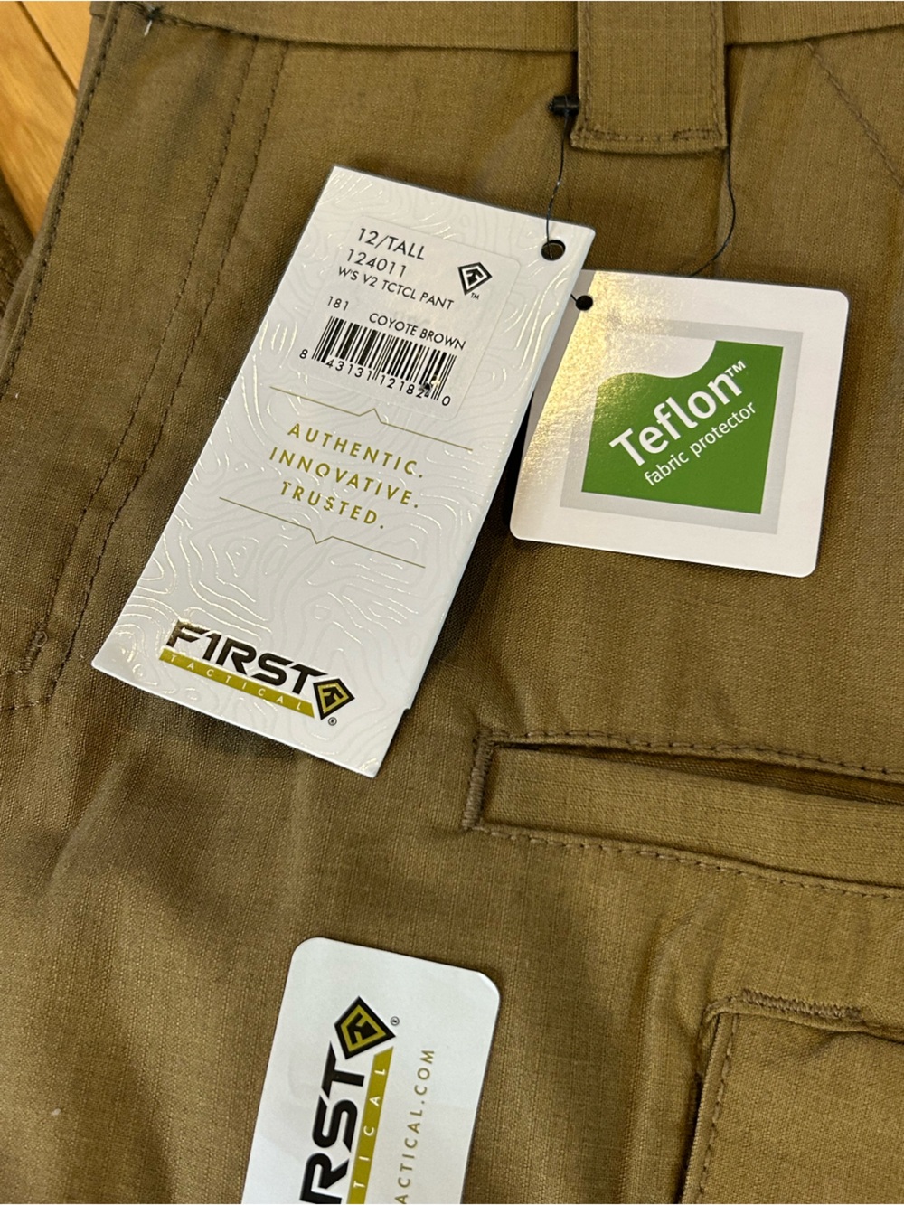 NWT First Tactical Women’s V2 Cargo Tactical Duty Pants Coyote Brown 12 Tall - Picture 12 of 12